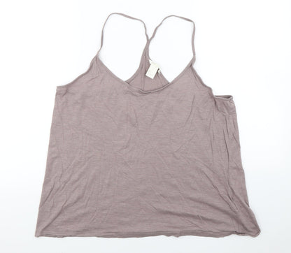 Womens UK Size L H&M Beige Basic Tank