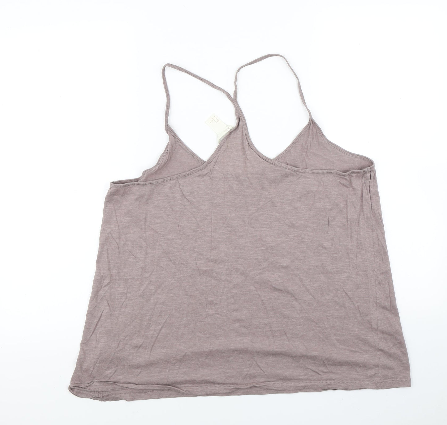 Womens UK Size L H&M Beige Basic Tank