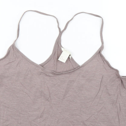 Womens UK Size L H&M Beige Basic Tank