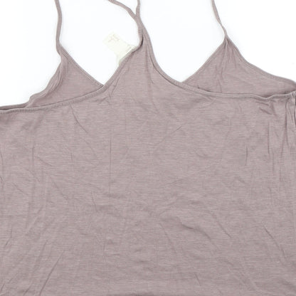 Womens UK Size L H&M Beige Basic Tank