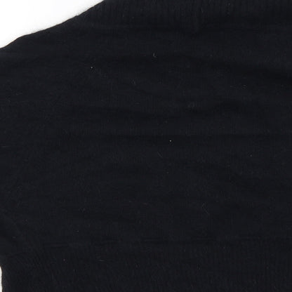 Meily  Womens Black   Cardigan Jumper Size M