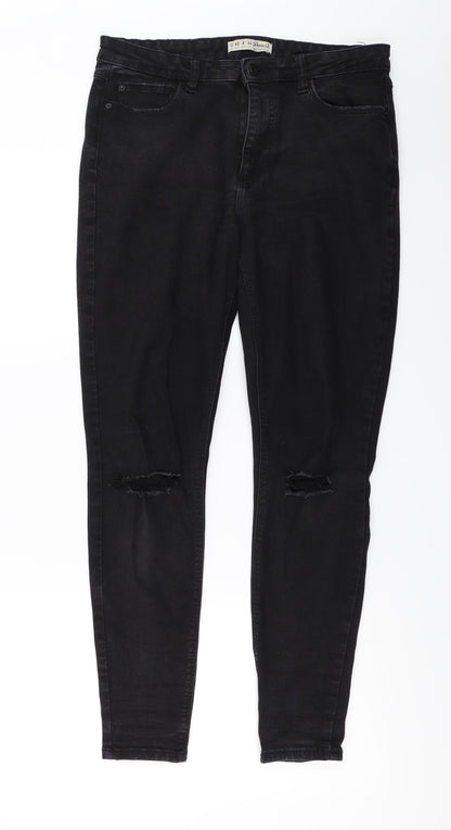 denim co Womens Black   Straight Jeans Size 12 L26 in