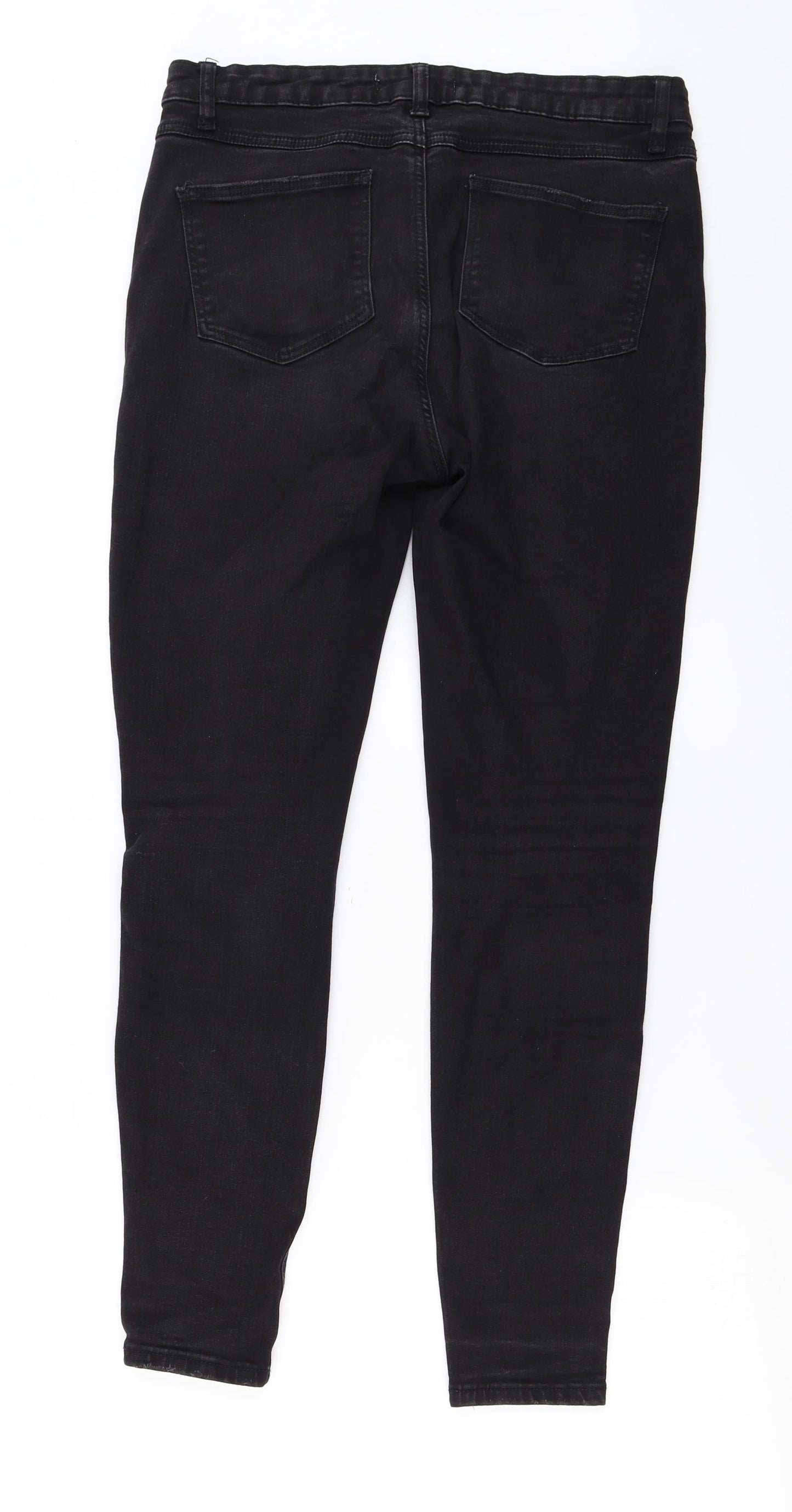 denim co Womens Black   Straight Jeans Size 12 L26 in