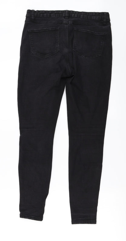 denim co Womens Black   Straight Jeans Size 12 L26 in