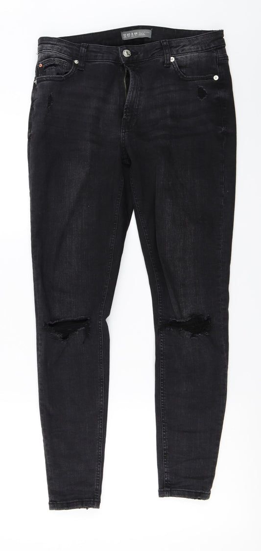 denim co Womens Black   Skinny Jeans Size 12 L26 in