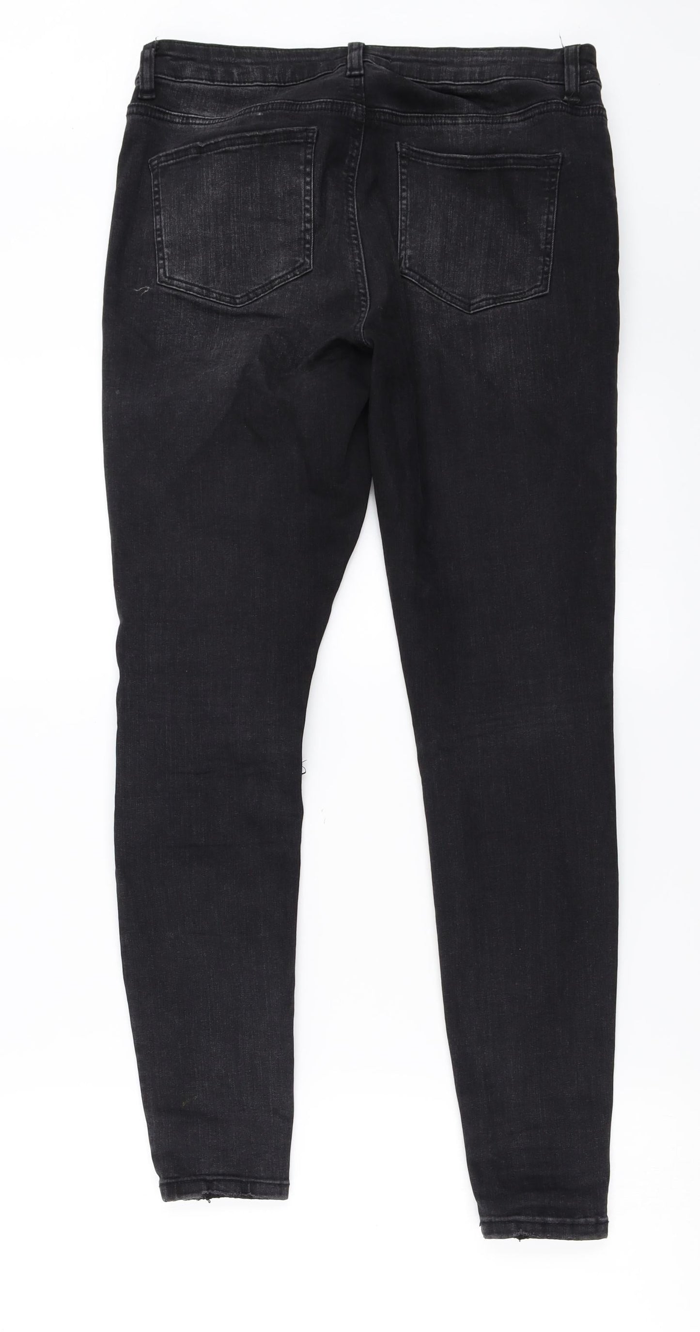 denim co Womens Black   Skinny Jeans Size 12 L26 in