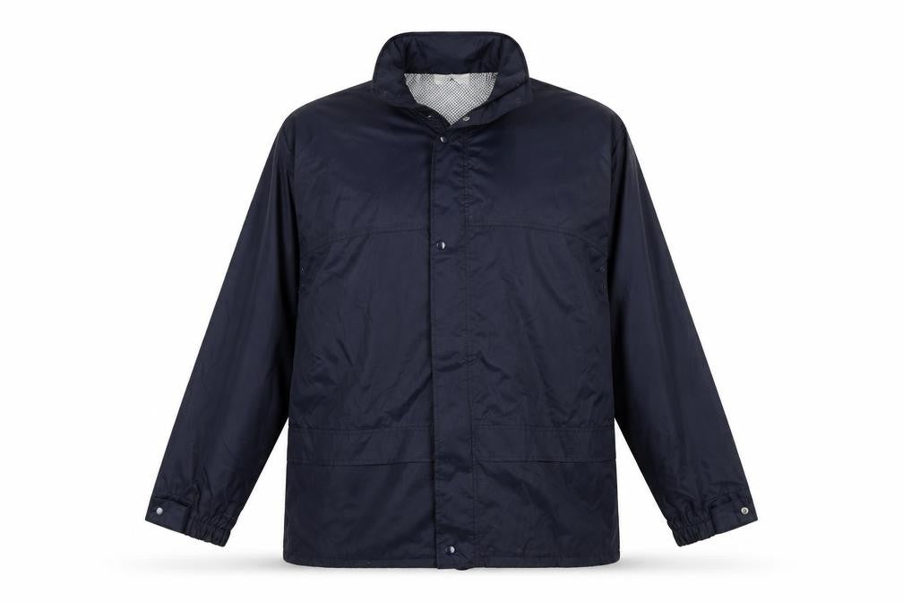 Mens UK Size S Blue Castle Blue Rain Coat