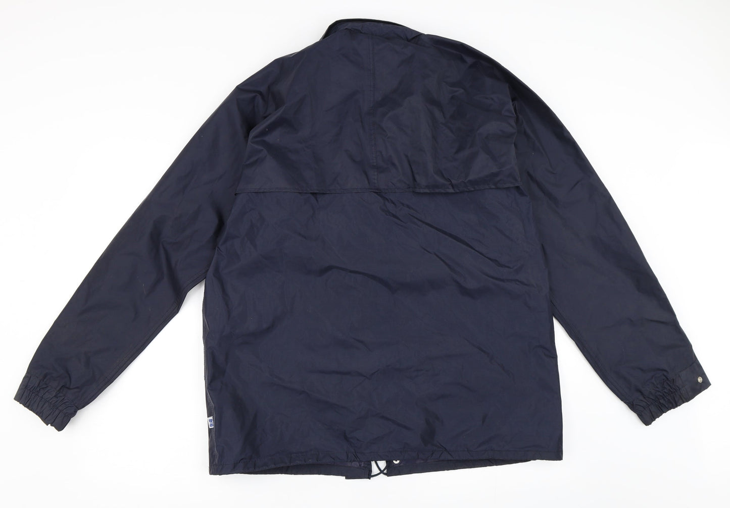 Mens UK Size S Blue Castle Blue Rain Coat
