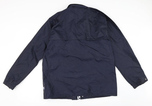 Mens UK Size S Blue Castle Blue Rain Coat