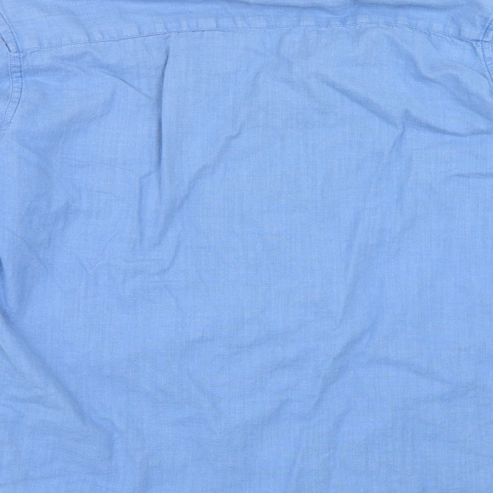 Twisted Soul Mens Blue    Button-Up Size M