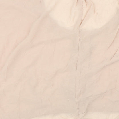 Womens UK Size 14 Crafted Beige Basic Button-Up
