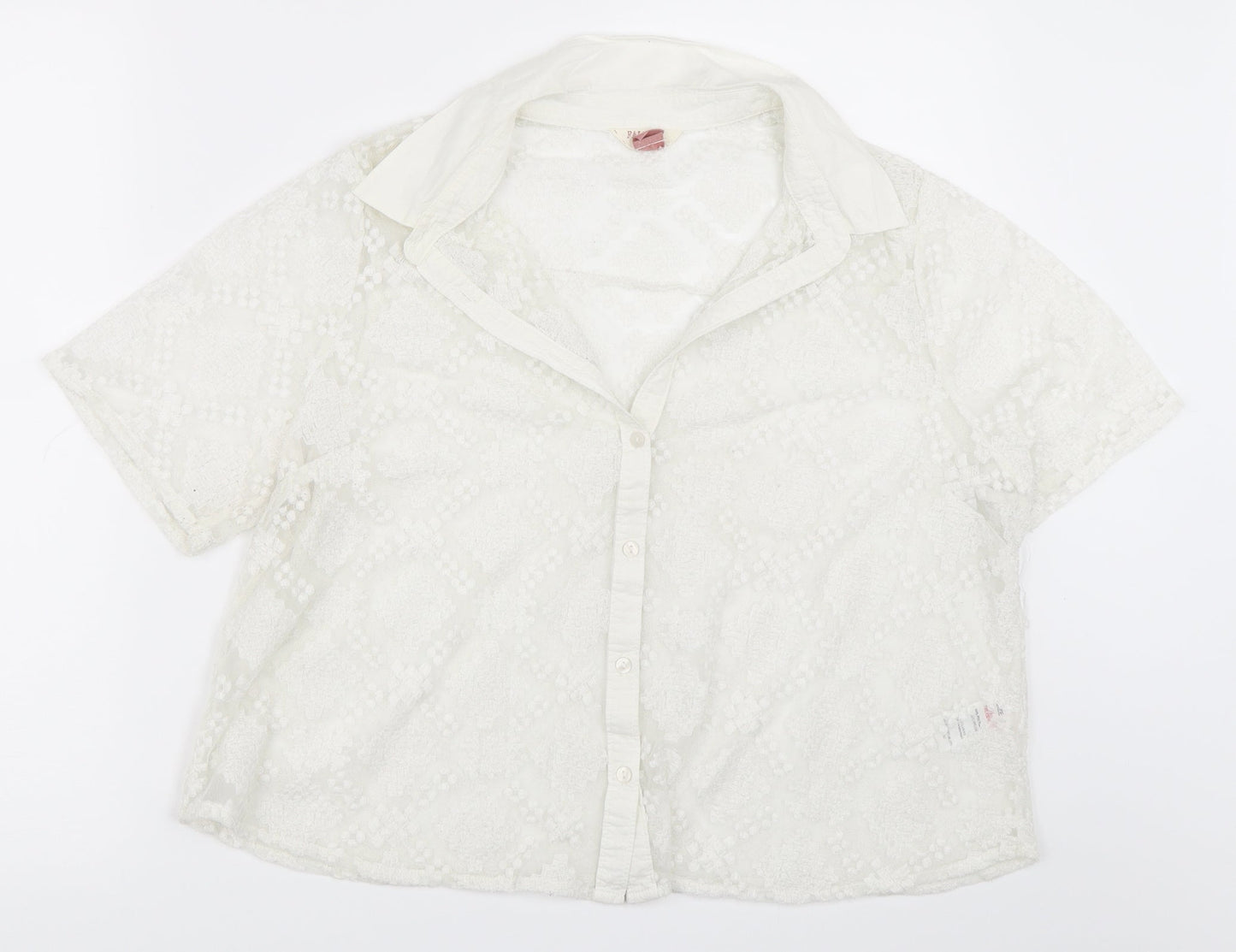 Matalan Womens White   Basic Button-Up Size 18