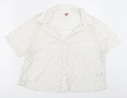 Matalan Womens White   Basic Button-Up Size 18