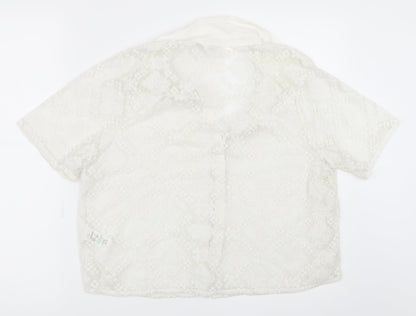 Matalan Womens White   Basic Button-Up Size 18