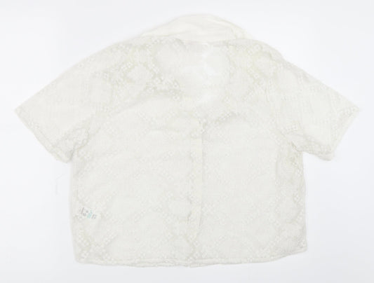 Matalan Womens White   Basic Button-Up Size 18