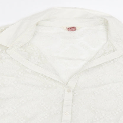 Matalan Womens White   Basic Button-Up Size 18