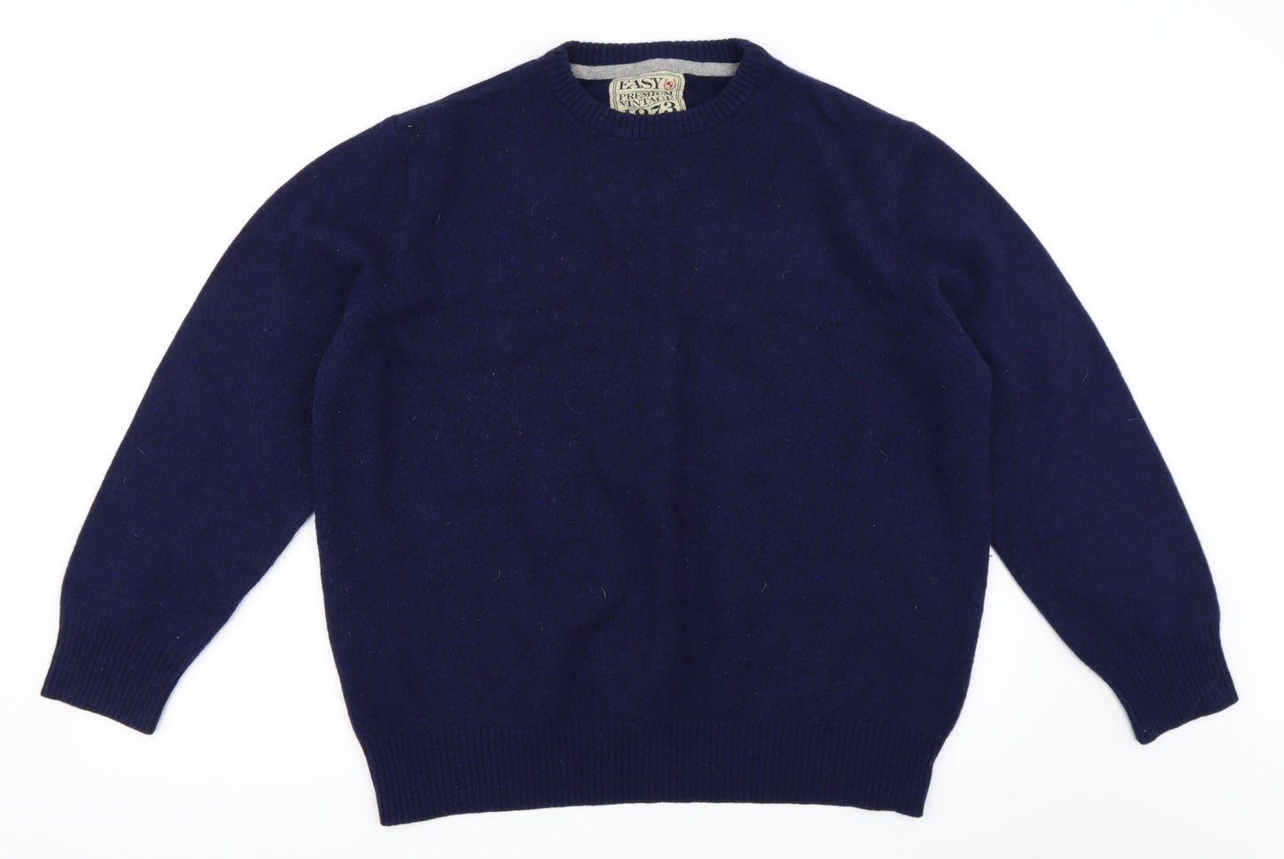 Easy Mens Blue   Pullover Jumper Size 2XL