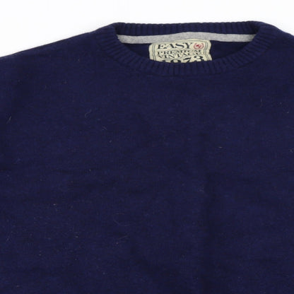 Easy Mens Blue   Pullover Jumper Size 2XL