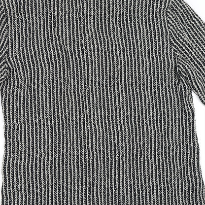 Dorchena Womens Black   Basic Button-Up Size 16