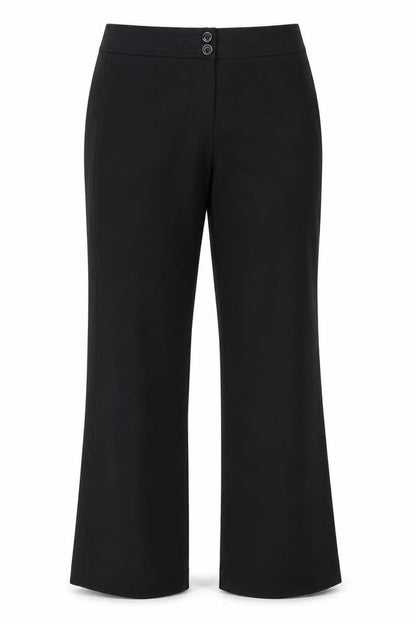 Womens UK Size 12 F&F Regular Fit  Black Trousers