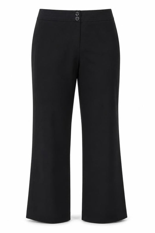 Womens UK Size 12 F&F Regular Fit  Black Trousers