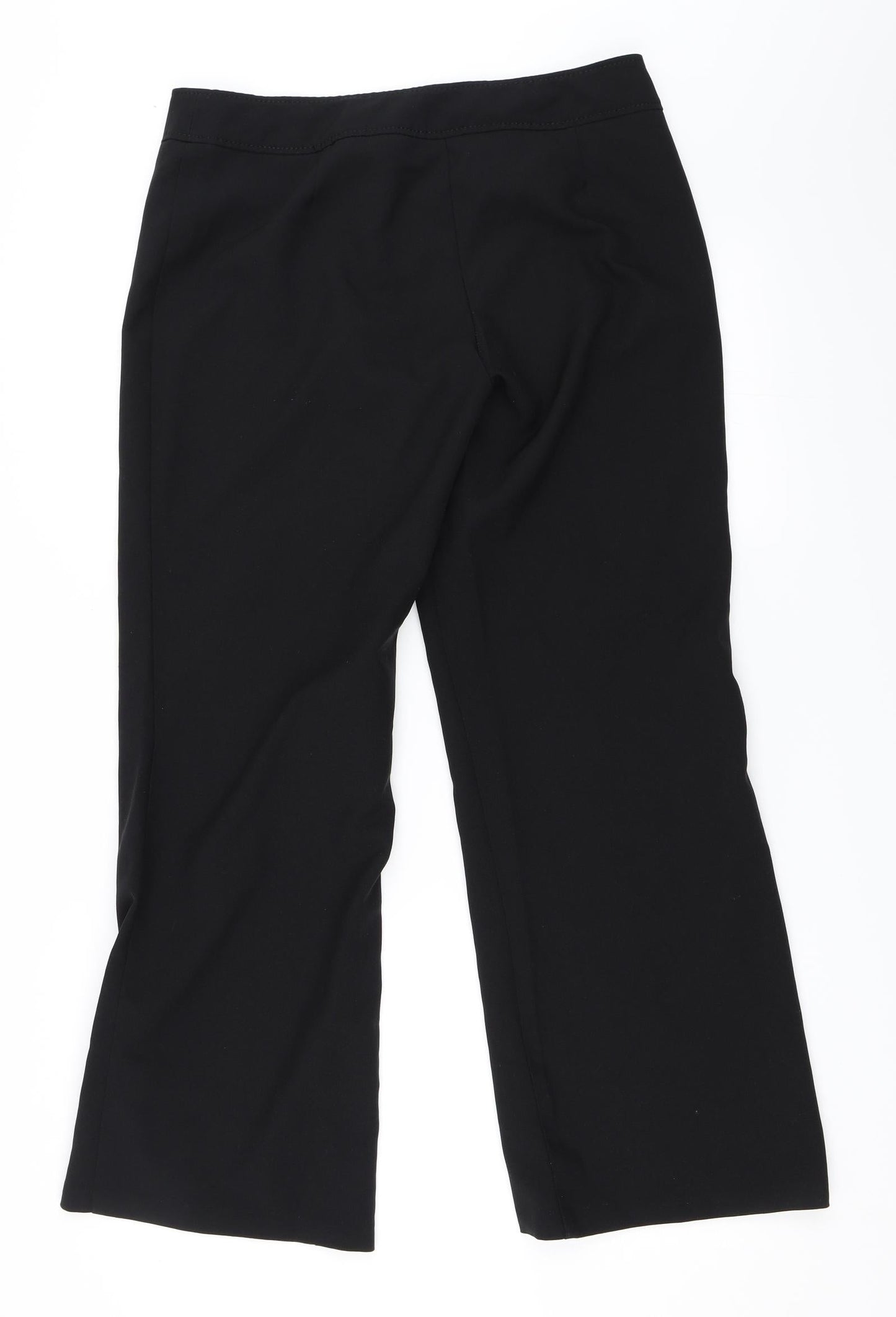 Womens UK Size 12 F&F Regular Fit  Black Trousers