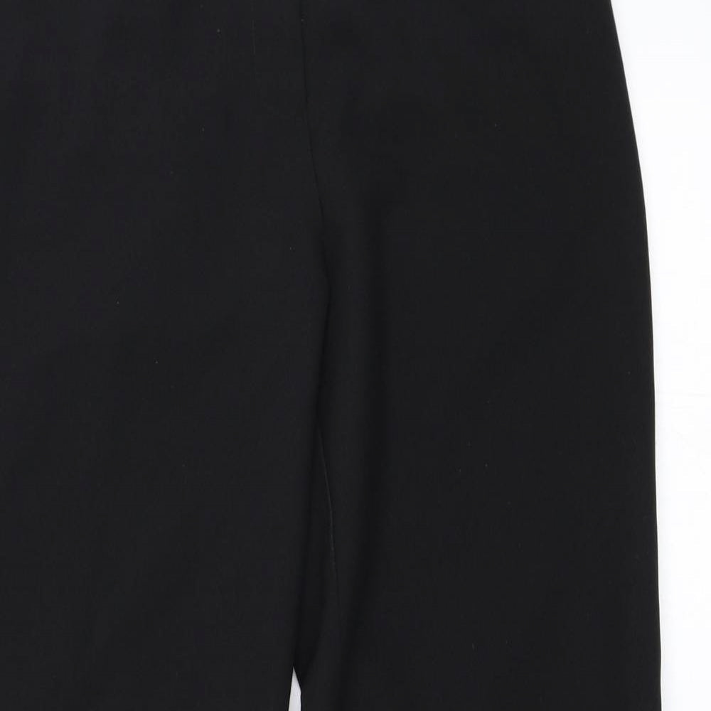 Womens UK Size 12 F&F Regular Fit  Black Trousers