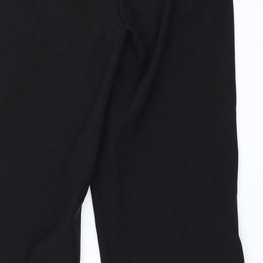 Womens UK Size 12 F&F Regular Fit  Black Trousers