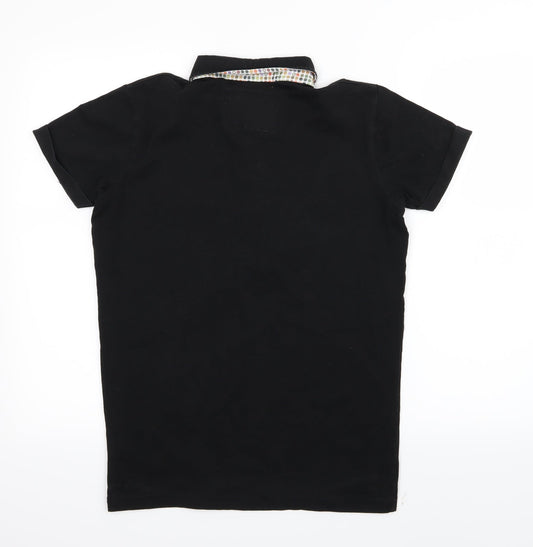 Fabregas Mens Black    Polo Size M