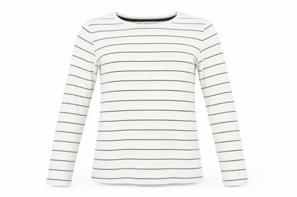Nocozo Womens Green Striped Knit Pullover Jumper Size 10