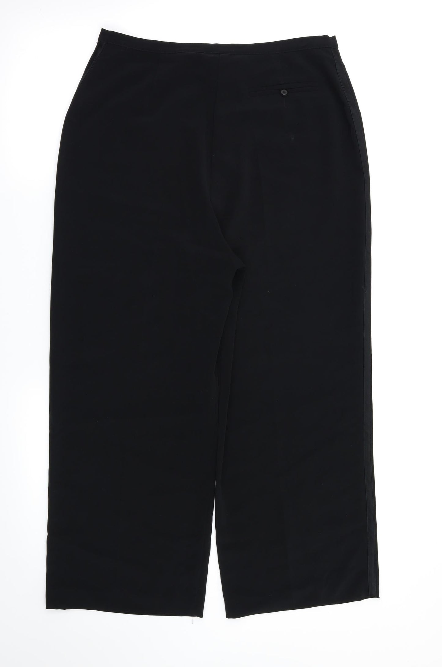 Womens UK Size 12 next Relaxed Fit  Black Trousers