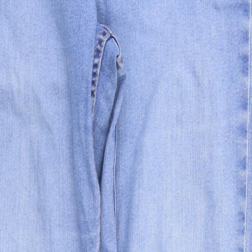 Womens UK Size 30 Denim Relaxed Fit Skinny Blue Jeans