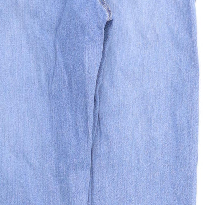 Womens UK Size 30 Denim Relaxed Fit Skinny Blue Jeans