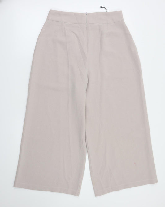 Boohoo Womens Purple   Trousers  Size 12 L23 in