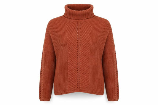 Miss Selfridge Womens Brown   Pullover Jumper Size 6