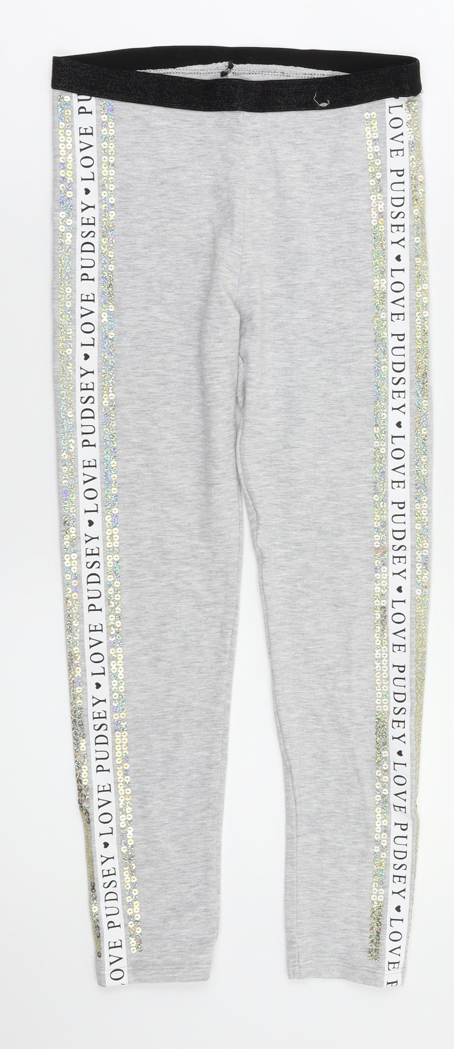 George Girls Grey   Jegging Trousers Size 9-10 Years