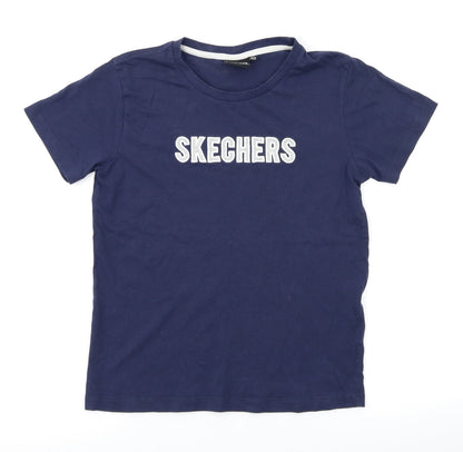 Skechers Boys Blue   Basic T-Shirt Size 10-11 Years