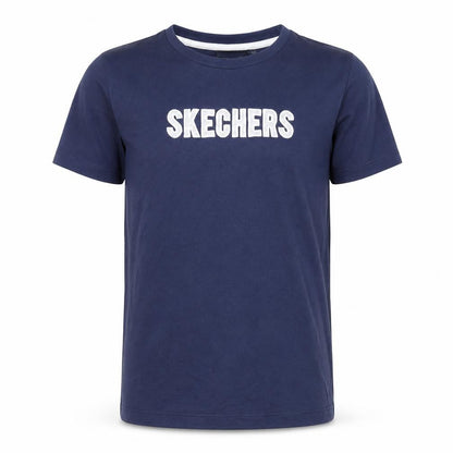Skechers Boys Blue   Basic T-Shirt Size 10-11 Years