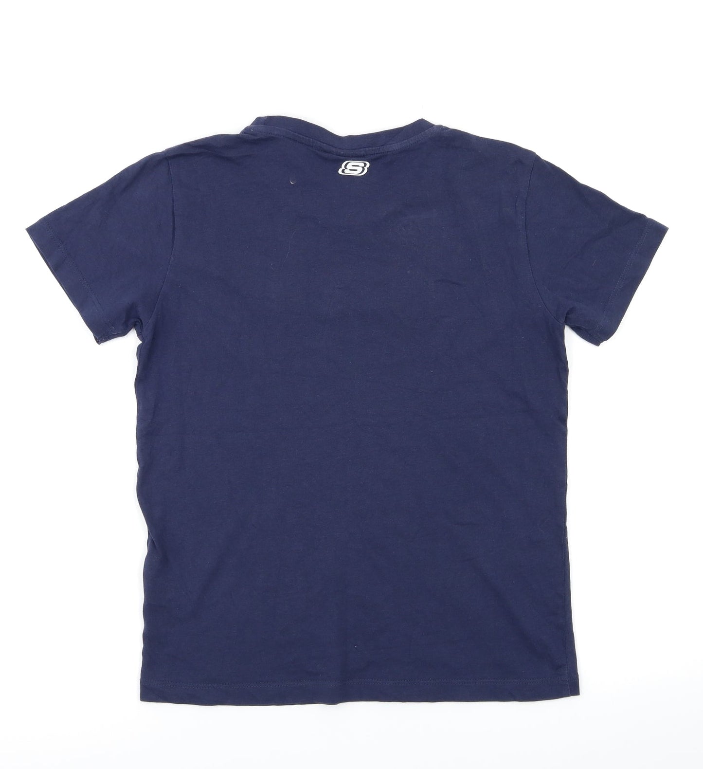 Skechers Boys Blue   Basic T-Shirt Size 10-11 Years