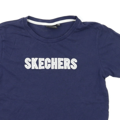 Skechers Boys Blue   Basic T-Shirt Size 10-11 Years