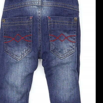 Minoti Boys Blue   Cargo Jeans Size 6-9 Months