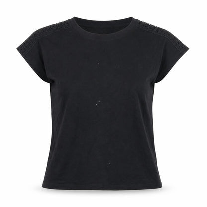 Womens UK Size S Primark Black Basic T-Shirt