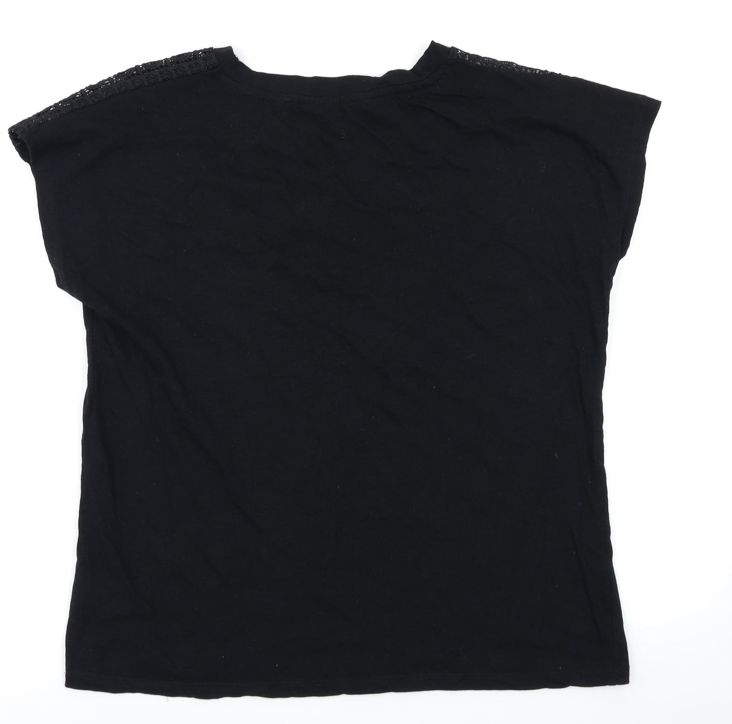 Primark Womens Black   Basic T-Shirt Size S
