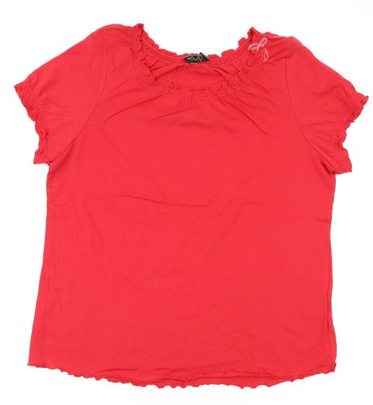 Originals  Womens Red   Basic T-Shirt Size 14