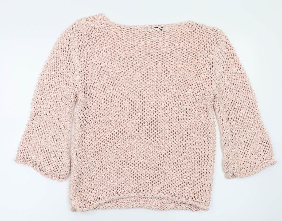 STAMBECCO Womens Pink   Pullover Jumper Size L