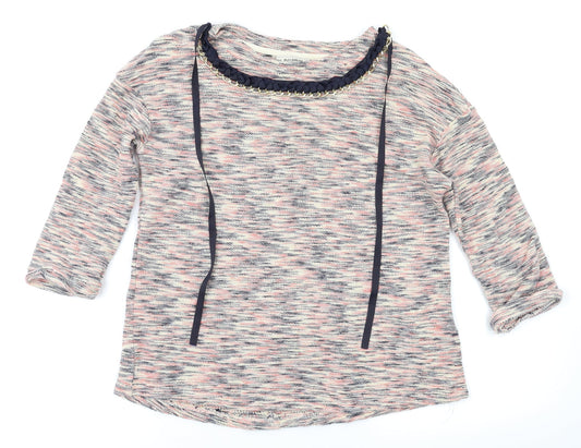 Womens UK Size S PULL&BEAR Multicoloured Basic T-Shirt