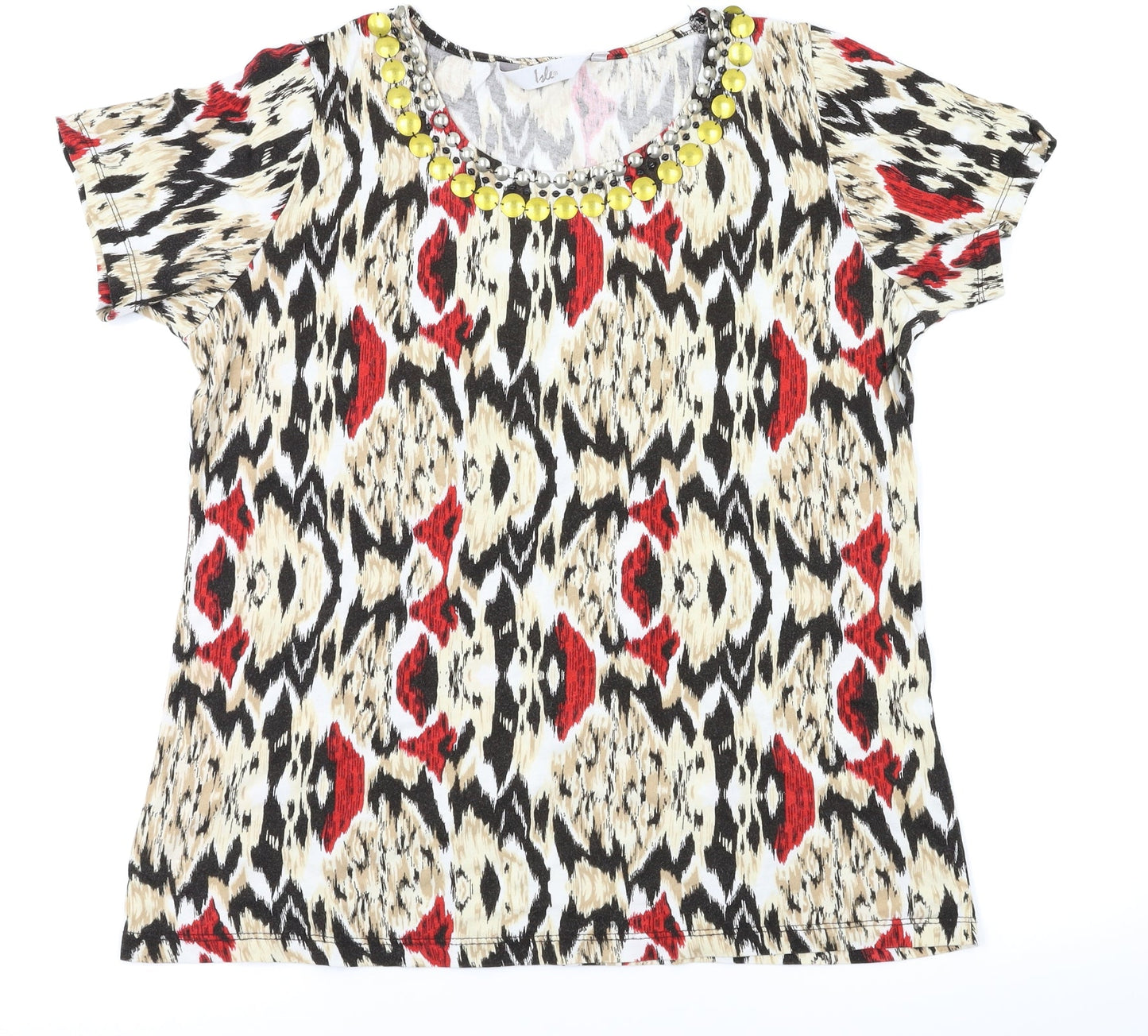 Isle Womens Multicoloured   Basic T-Shirt Size M