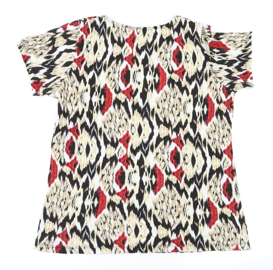 Isle Womens Multicoloured   Basic T-Shirt Size M