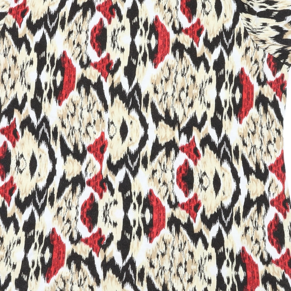 Isle Womens Multicoloured   Basic T-Shirt Size M