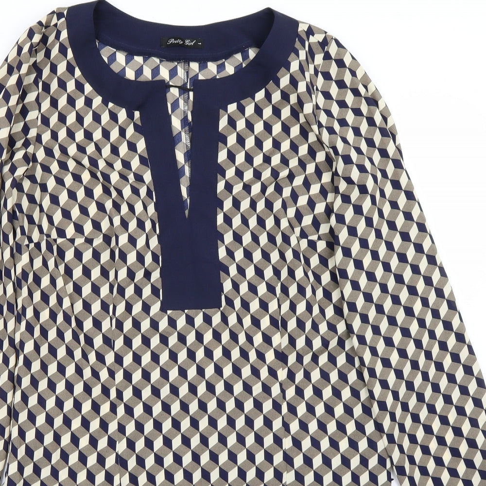 pretty little Thing Womens Blue   A-Line  Size L